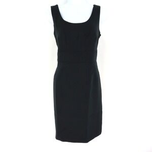 Limited Edition Sleeveless Black Dress Lined Knee Length Womens 4 100% Polyester